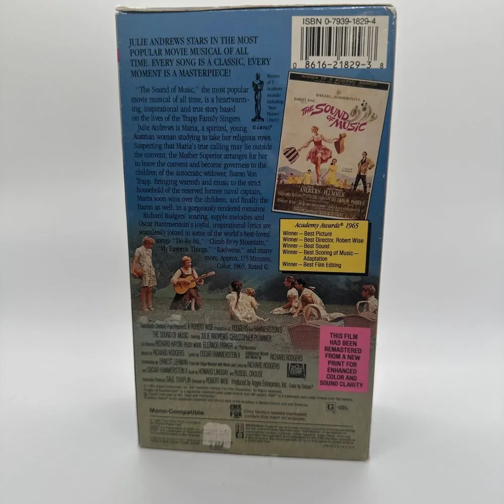 The Sound‎ of Music VHS The Rodgers & Hammerstein Collection Silver Anniversary